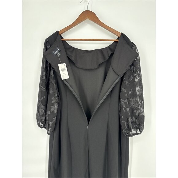 New Connected Apparel Plus Size 20W Shimmer Cocktail Party Midi Dress NWT - Picture 6 of 7